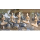 Mini jogės keramikinė statulėlė